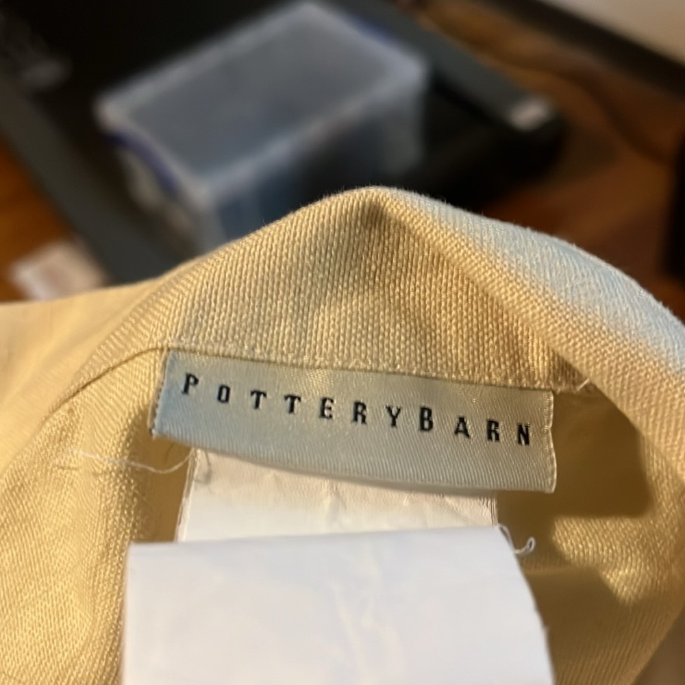 Pottery Barn beaded embroidered pillowcase - Picture 5 of 6